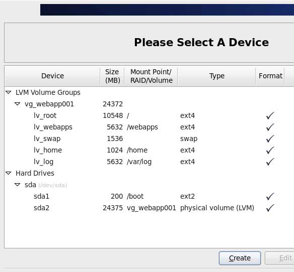 CentOS partition manager