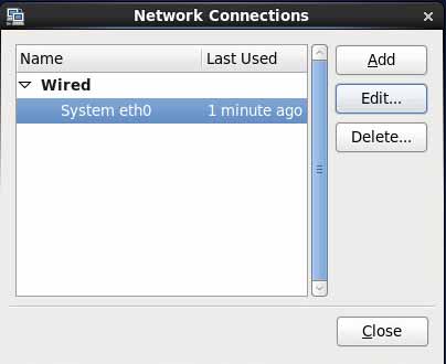 CentOS 6 Network Connections