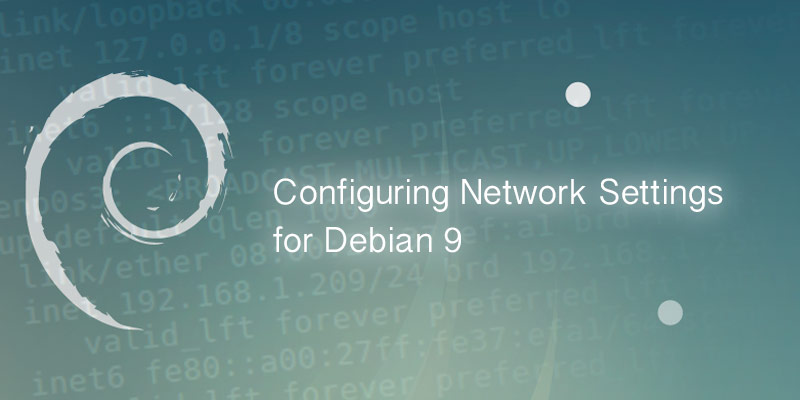 Debian 9 network settings